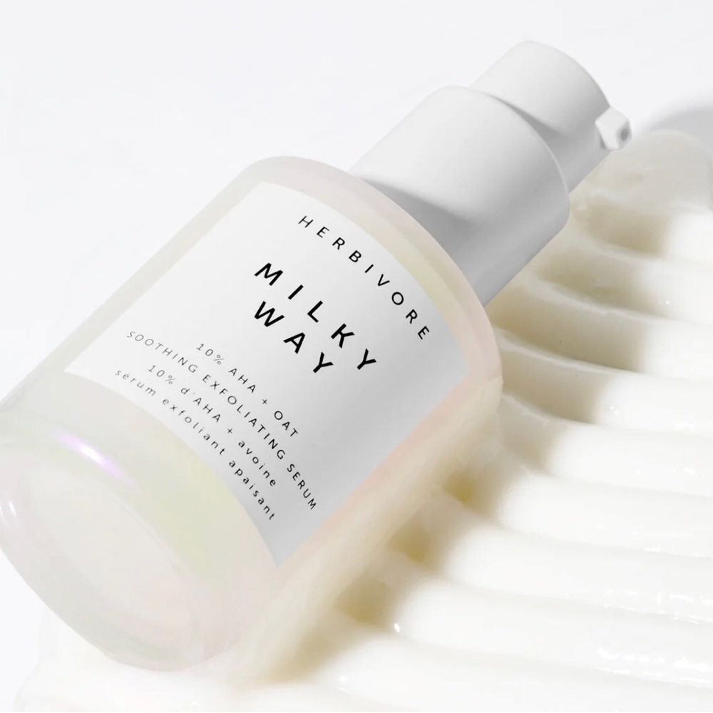 Herbivore- Milky Way- 10% Aha + oat soothing exfoliating serum